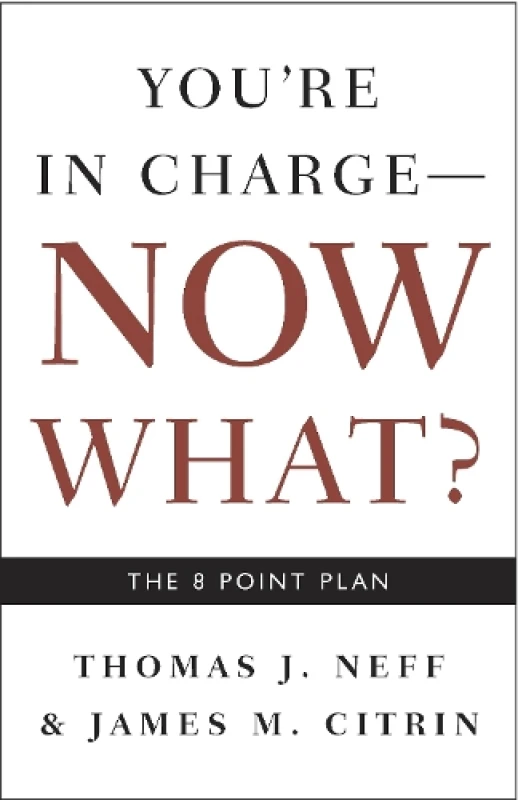 Image of youre in charge now what the 8 point plan 9781400048663