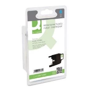 Image of Q-Connect Brother Remanufactured Cyan Inkjet Cartridge LC1240C