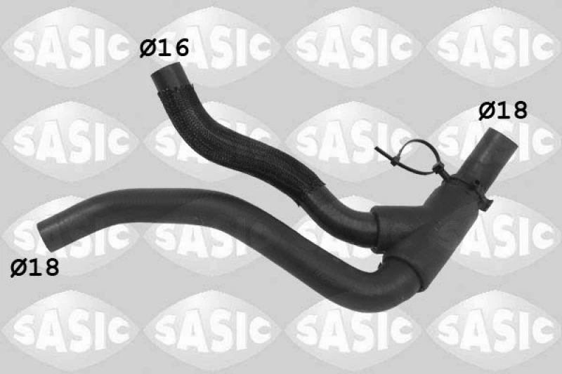 Image of Radiator hose SASIC 3404220
