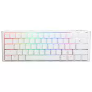 image of Ducky One3 Pure White Mini Brown Cherry MX Switch