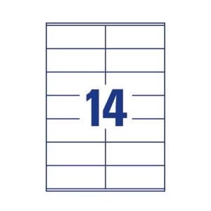 Image of Avery Inkjet Address Labels 14 Per Sheet Wht Pack of 1400 J8163-100