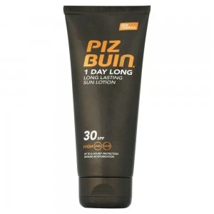 Piz Buin 1 Day Long Lasting Sun Lotion High SPF30 100ml