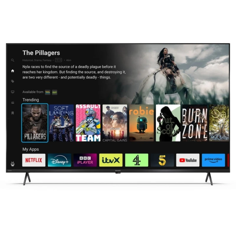 Image of Sharp 50" Smark 4K Ultra HD LED TV 4T-C50HM5245KB Black