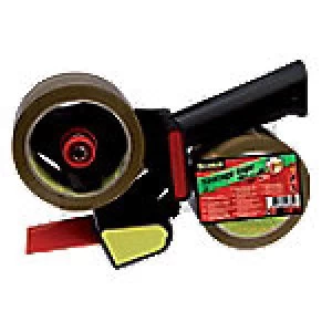 image of Scotch Packaging Tape Dispenser Gun H180 incl. 2 Rolls of adhesive tape