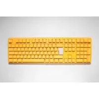 Image of Ducky One 3 Yellow USB Mechanical RGB Gaming Keyboard UK Layout Cherry Silent Red