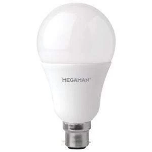 Image of Megaman 5.5W LED BC B22 GLS Warm White