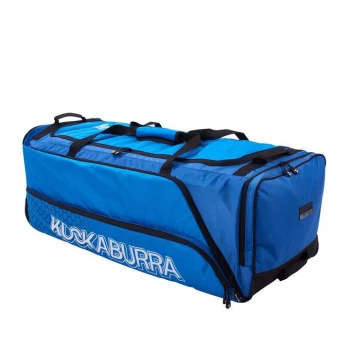 Image of Kookaburra Pro 1.0 Wheeled Holdall - Navy/Cyan