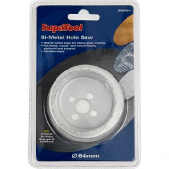 image of SupaTool Bi-Metal Hole Saw 64mm