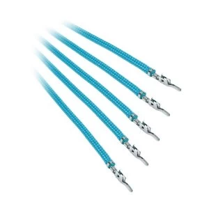 Image of BitFenix Alchemy 2.0 PSU Cable 5x 20cm - Light Blue