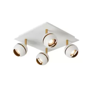 Image of Binari Modern Ceiling Spotlight - LED - 4x4,5W 2700K - White
