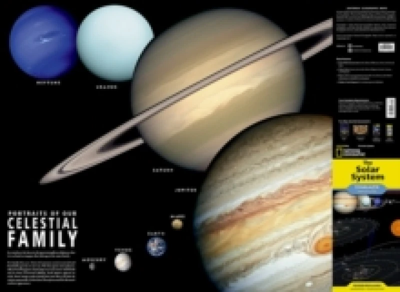 Image of National Geographic Solar System Map (Stargazer Folded) Other cartographic