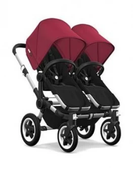 Image of Bugaboo Donkey2 Twin Pushchair- Ruby Red, Ruby Red