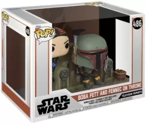 image of Boba Fett & Fennec Shand (Star Wars: The Mandalorian) Movie Moments Funko Pop! Vinyl Figure