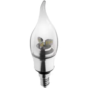 Image of Kosnic 5.5W LED E14/SES Candle Warm White - KTC5.5BTP/E14-SLV-N27