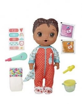 Image of Baby Alive Mix My Medicine Baby Black Hair