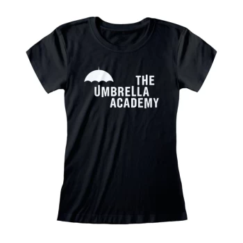 Image of Umbrella Academy - Logo Womens Large T-Shirt - Black