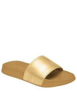 Image of Regatta Shift Sliders - Gold , Gold, Size 8, Women
