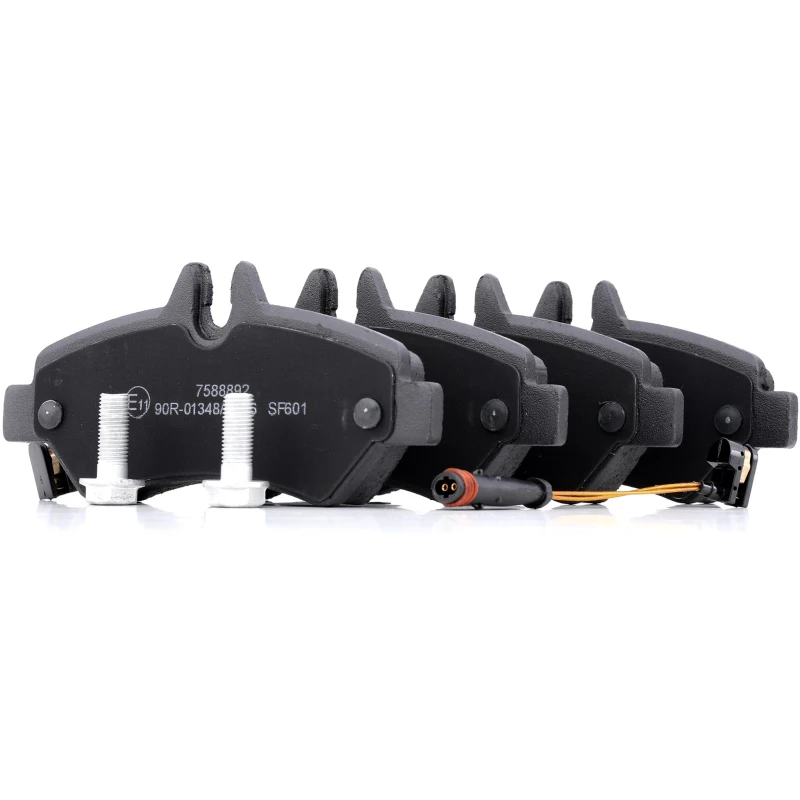 Image of STARK SKBP-0011300 Brake pad set Rear Axle, incl. wear warning contact Brake Pad Set,disc brake (402)