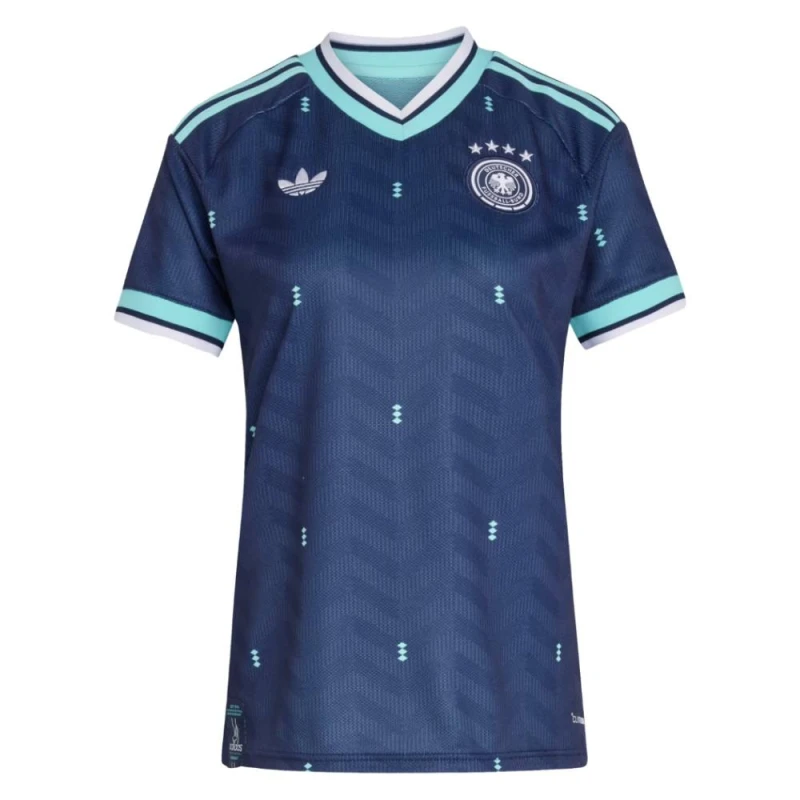 Image of Adidas Germany Womens Away Shirt Coupe du Monde 2026 Bleu Female S JZ4568