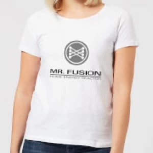 image of Back To The Future Mr Fusion Womens T-Shirt - White - L