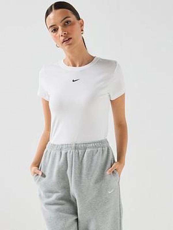 Image of Nike Sportswear Chill Knit T-Shirt Womens - White Female 8