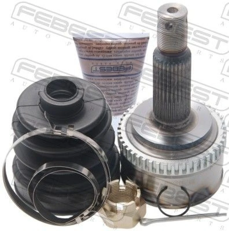 Image of FEBEST 1210-ELNA46 Joint, drive shaft Wheel Side, with ABS sensor ring Joint,drive shaft (236)