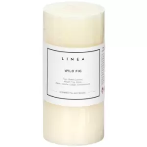 Image of Linea Scented Pillar Purple Scented Candle