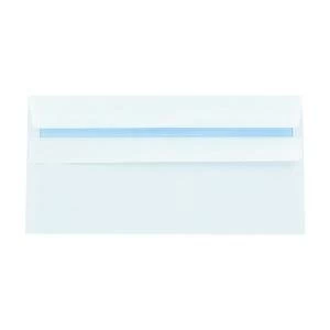 Image of Q-Connect DL Envelopes Wallet Self Seal 100gsm White Pack of 1000 7137