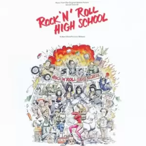 image of Various Artists - Rock 'N' Roll High School Official Soundtrack OST Fire Coloured Vinyl