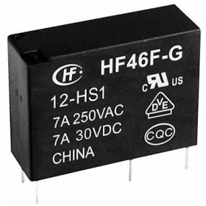 Image of PCB relays 5 Vdc 10 A 1 maker Hongfa HF46F G005 H
