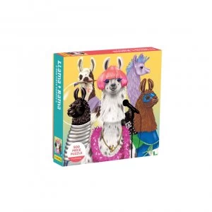 Image of Llama Rama 500 Piece Family Puzzle by Created by MUDPUPPY