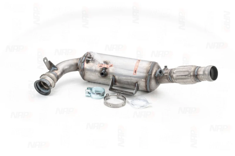 Image of NAP carparts CAD10849 Particulate Filter with fastening/mounting material Cordierite Soot-/ Particle Filter,exhaust system (1256)