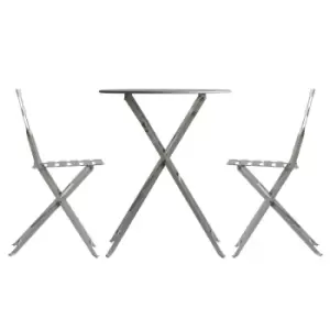 Image of Gallery Outdoor Montoro Stone Outdoor Bistro Set - Discontinued - Discontinued