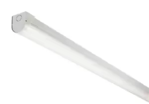 Image of KnightsBridge 230V 4ft 18/32W CCT Adjustable Microwave Self-Test Emergency Batten
