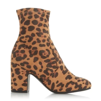 image of Head Over Heels Dune OLLAA Heeled Ankle Boots Womens - 111