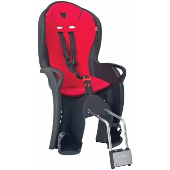 image of Hamax Kiss Rear Frame Mount Childseat: Grey/Black - Hamkissgb