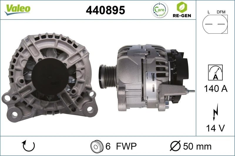 Image of Alternator VALEO 440895