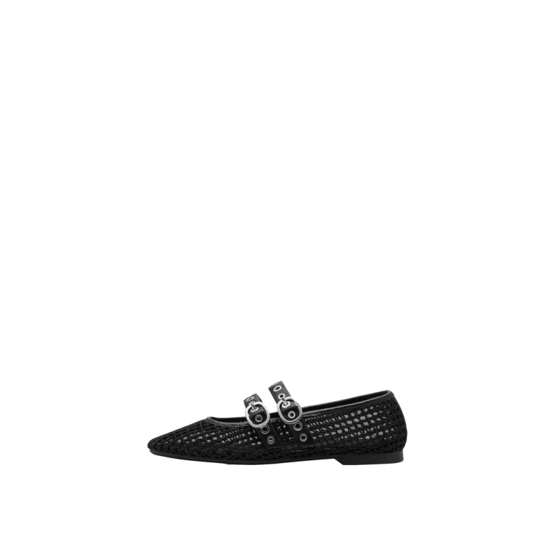 Image of tamaris Double buckle ballet flats For Her Tamaris Noir Female 40