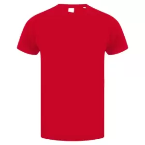 image of SF Minni Childrens/Kids Feel Good Stretch T-Shirt (3-4 Years) (Bright Red)