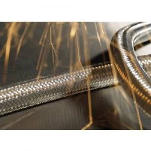 Image of SCSB Galvanised Steel Conduit Galvanised Steel Overbraid SCSB25 166 34403 Hellermann Tyton
