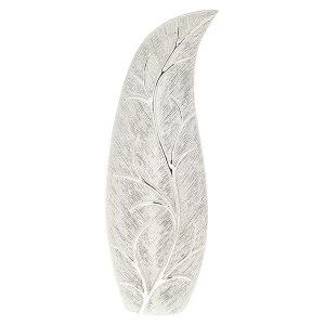 Image of Leaf Slender Vase Champagne Large