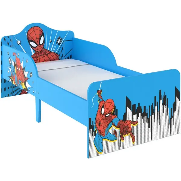 Marvel Spider-Man Toddler Bed , Blue D75 x W143 x H64cm - Blue