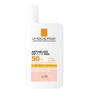 image of La Roche-Posay Anthelios UVMune 400 Invisible Fluid Tinted SPF50+ 50ml