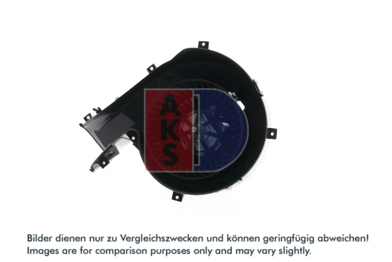 Image of AKS DASIS 740898N Blower Motor for left-hand drive vehicles Interior Blower (2669)