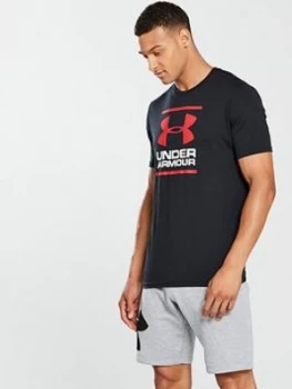 Image of Urban Armor Gear Graphic Logo Foundation T shirt Black Size 2XL Men