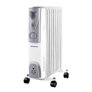 Image of 2kW Oil Filled Radiator White Ref IG2600