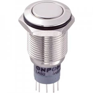 Image of TRU COMPONENTS LAS2GQF 22ZNP Tamper proof pushbutton 250 V AC 3 A 2 x OnOn IP67 latch