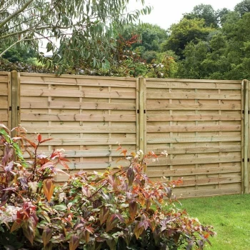 Image of Forest 1.5m High Europa Plain Screen - Pressure Treated