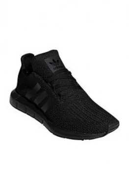 Image of adidas Originals Swift Run Junior Trainers - Black, Size 3