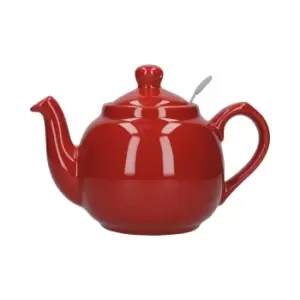 image of Farmhouse Teapot, Red, Six Cup - 1.2 Litres, Boxed